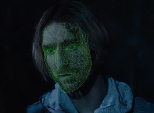RealSync facial mesh tracking a performer's face point by point